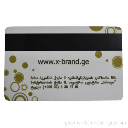 Magnetic Cards, Made of Eco-friendly PVC, PET, PS, ABS, Paper Materials with Lamination